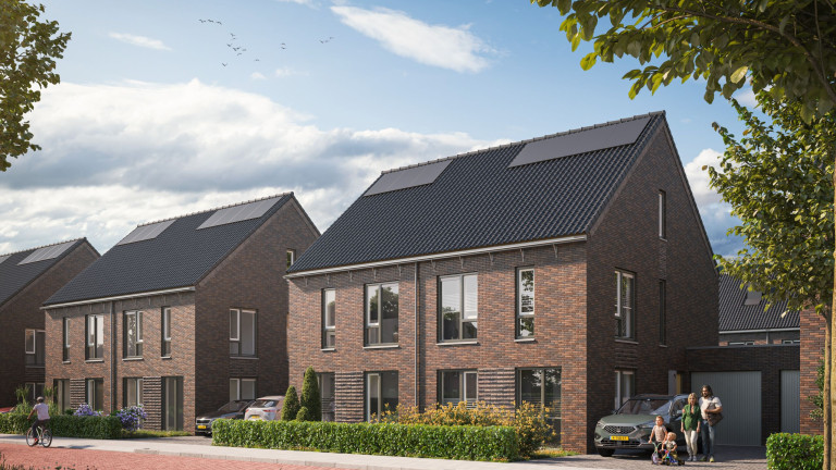 Type C Twee-onder-één-kapwoningen