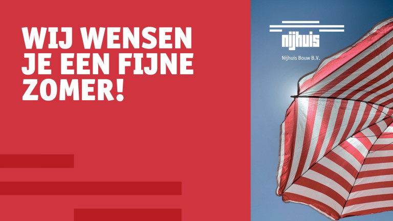 Wij wensen je een fijne zomer!